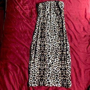 Animal print dress